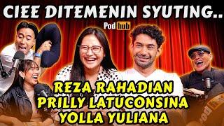 PERHATIKAN DETIK2 REZA RAHADIAN KRAM PERUT DI PODHUB‼️ PRILLY, YOLLA - Vidi Aldiano - podhub