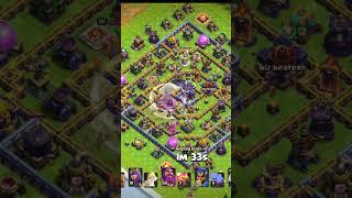 Super Archer Blimb Attack on th15 #shorts #supercell #gaming #clashofclans #attack #games