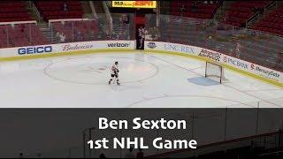 Ben Sexton - 1st NHL Game Highlights + Interview