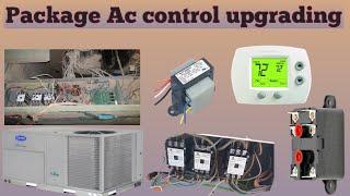 Package Air conditioning  full wiring practically upgrading with LOCKOUT RELAYS #TECHNICALBRAIN