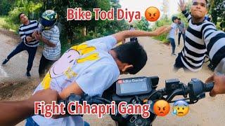 Chhapri Bacha Sab Gao Me Fight Chhapri Gang  Bike Tod Diya Big Fight ( Moto Vlogs )