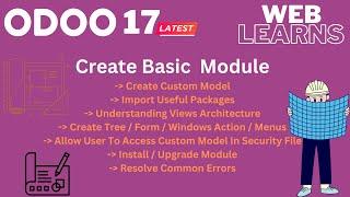 How to creating a custom module in Odoo 17 | Odoo Development Tutorial