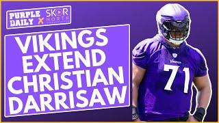 BREAKING: Minnesota Vikings sign Christian Darrisaw to a massive contract extension
