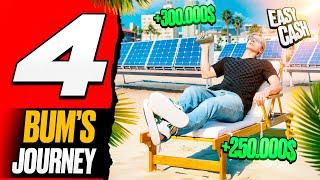 My first MILLION on Grand RP! Bum's Journey in GTA 5 RP #4