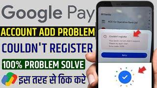 Google pay couldn't register your banks servers didn't respond please try again later error code U28