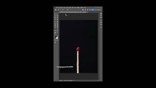 Matchstick fire design | photoshop tutorial 2025 #photoshoptutorial