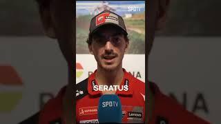 Bule ngomong "PINJAM DULU SERATUS"  @francescobagnaia63_ #shorts #motogpmandalika #meme #lucu