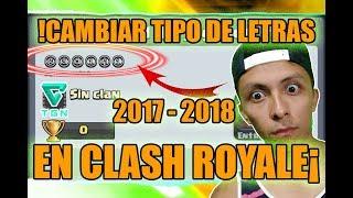 COMO PONER NOMBRE ESPECIAL/RARO EN CLASH ROYALE ULTIMA ACTUALIZACION I EN ANDOIRD