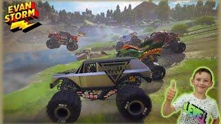 EVAN STORM Plays Career Mode Monster Jam Steel Titans 2 Chapter 1