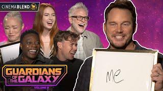 ‘They Were Cucumbers!’ Chris Pratt, James Gunn & ‘GOTG 3' Cast Can’t Stop Laughing During Trivia