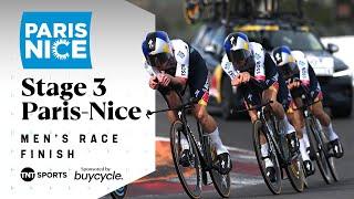 SUPER TEAM TIME TRIAL!  | Men's Stage 3 Final KM's Paris-Nice 2025 | TNT Sports Cycling