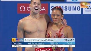 Kristina Lum-Underwood-Bill May. World Championships. KAZAN 2015