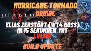 Tornado Hurricane Druide Update - WT4 BOSS in 15 Sekunden mit lvl 50 DELETED! Diablo 4 Guide Deutsch