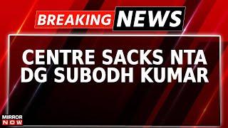 Breaking News | Centre Sacks NTA DG Subodh Kumar Singh Amidst Entrance Exams Controversy, Watch!