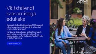 Webinar - Välistalendi kaasamisega edukaks