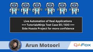 Live Automation of Real Projects using Selenium Java - Logout Test 4