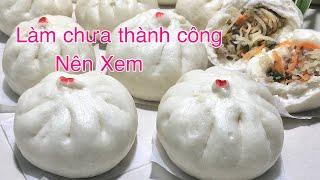 Cách làm Bánh Bao Nhân Thịt xốp mềm trắng tinh chỉ với bột mì Bí quyết làm bánh bao để kinh doanh