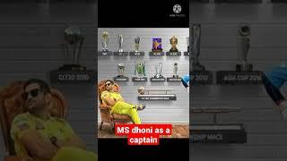 MS dhoni all trophy which he won under his captaincy#msdhoni#shortsvideo#shorts#short#ipl#india#cwc