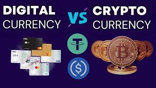 Digital Currency vs Cryptocurrency | CryptoChainAcademy | Cryptocurrency Full Course | Hindi