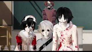 【MMD x Creepypasta x Tiktok】- Different language pronounciations - 【Jeff, Ben, Lost Silver, Toby】