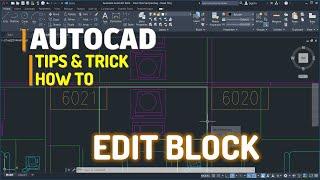 AutoCAD How To Edit Block Tutorial