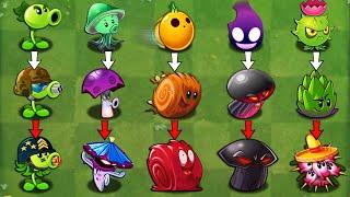 PvZ2 Random 20 Teams Plants Power Up - Who WIll Win? Team Plant Battlez