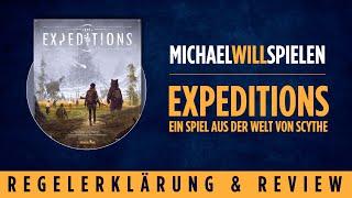 EXPEDITIONS – EIN SPIEL IN DER WELT VON SCYTHE – Regelerklärung und Review – MICHAEL WILL SPIELEN