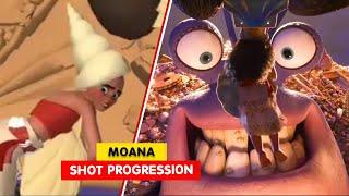 MOANA & Tamatoa “Shiny” Shot Progression | Animation Breakdown | 3D Animation InternshipsInternships