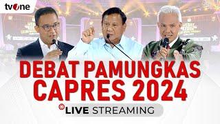 [LIVE] Debat Pamungkas Capres 2024 (4/2/2024) | tvOne