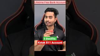 5 Benifits of kotak mahindra bank zero balance account #bankaccount #short