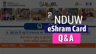 e Shram Card QNA | Fix All Issues regarding E Shram Card Registrtion