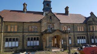 Exploring Abandoned Real Haunted Storthes Hall Asylum - Huddersfield - Abandoned Places UK