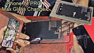 iPhone 14 Pro Max Broken Glass Restoration | iPhone 14 Pro Max Broken Front Glass Change