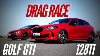 BMW 128ti VS VW Golf 8 GTI : DRAG RACE