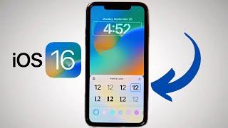 How To Change Lock Screen Clock’s Font And Colour on iOS 16