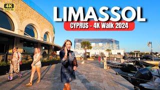 WALK with Me Through the Stunning Streets of Limassol Cyprus 4K!