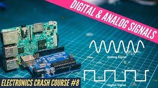 Analog, Digital & PWM Signals for Arduino & Raspberry Pi- Electronics Crash Course #8