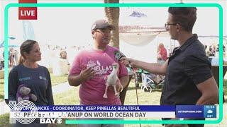 Community members help clean up St. Pete Beach on World Ocean Day