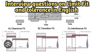 Interview questions CNC programming settor& operator | Limited Fit & Tolerance questions in English