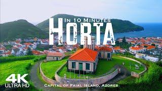 HORTA  Faial Drone Aerial 4K 2024 | Azores Açores Portugal