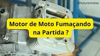 Motor da sua moto fumaçando na partida ? Então assista todo este vídeo.