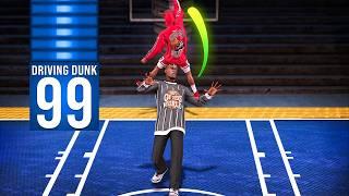 This Is What A 99 Dunk PURE SLASHER Looks Like... (nba 2k24)