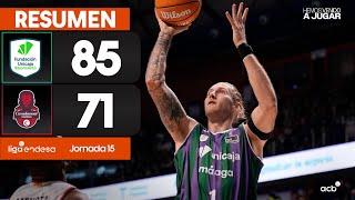 Unicaja - Casademont Zaragoza (85-71) RESUMEN | Liga Endesa 2024-25