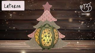 Laterne Weihnachtsbaum SVG * Weihnachten * Anleitung zur Schnittdatei SVG Datei