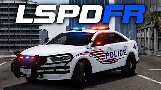 Playing GTA 5 As A POLICE OFFICER City Patrol || GTA 5 Lspdfr Mod