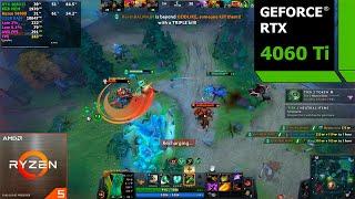 Dota 2 - RTX 4060 Ti 8 GB Test. (1080p/Low Settings)