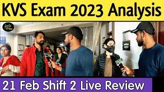 Kvs exam analysis 2023 | 21 Feb shift 2 | kvs today paper analysis | kvs prt exam review 2023 |