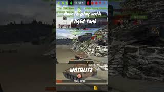 How to play with light tank WOTBLITZ #worldoftanksblitz #wotblitz #wotb #wot #worldoftanks #gaming