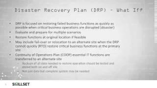 Disaster Recovery Strategy  (CISSP Free by Skillset.com)