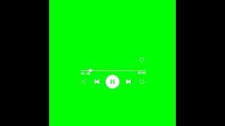 Music player overlay #greenscreen